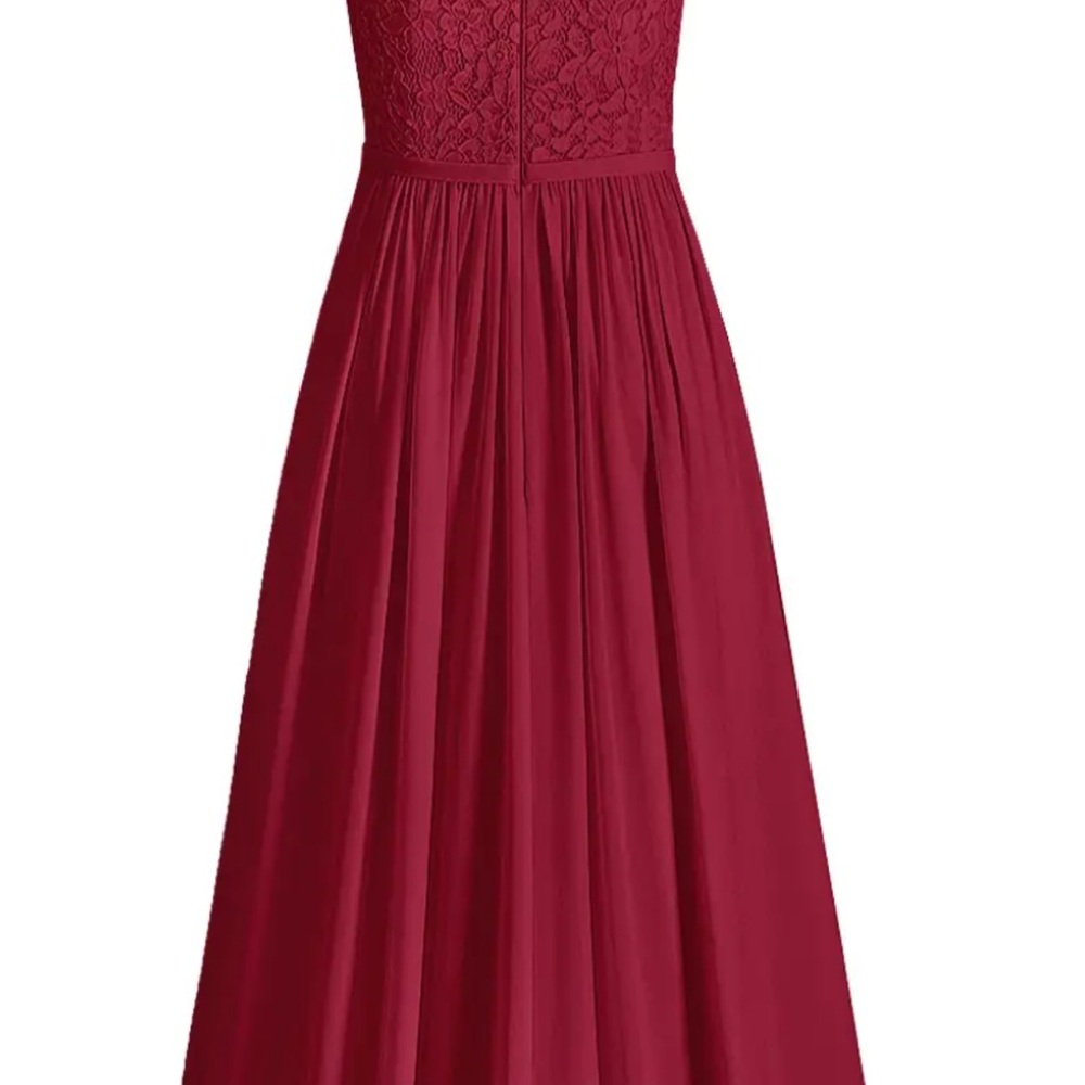 NWT AZAZIE BURGUNDY FORMAL DRESS - Picture 10 of 12